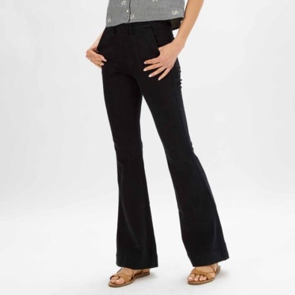 Judy Blue NWT Black High Waist Pull On Flare Jeans - Picture 3 of 5